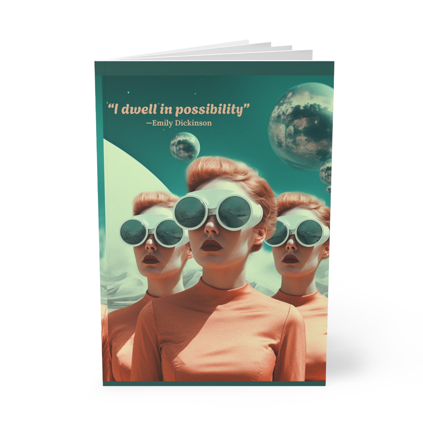 Notebook – “I dwell in Possibility.” | Emily Dickinson Quote Journal