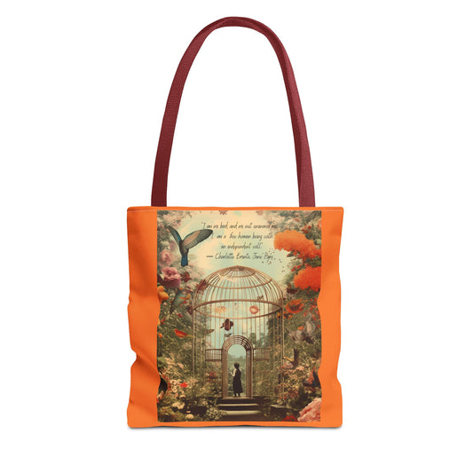 “I Am No Bird” – Charlotte Brontë Tote Bag