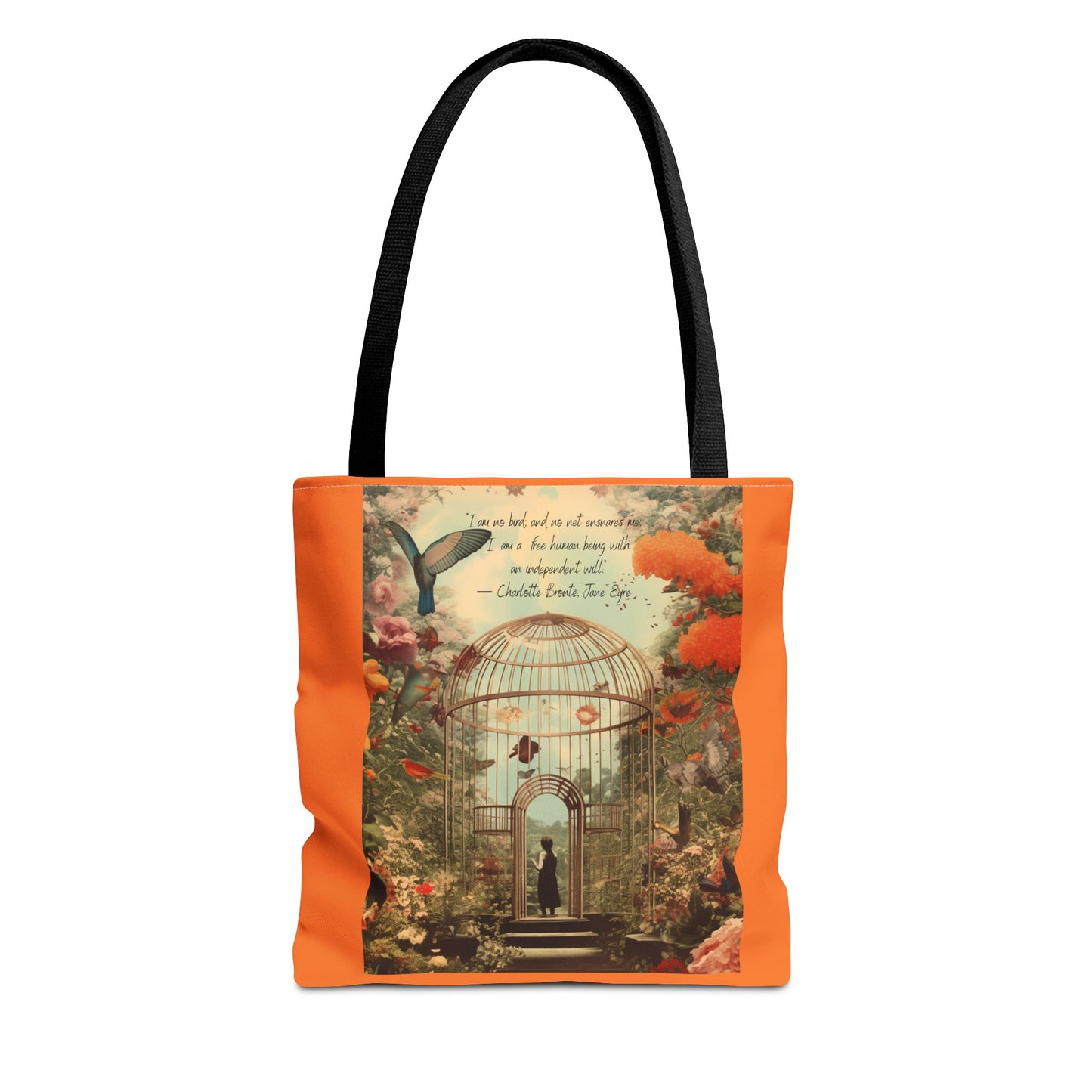 “I Am No Bird” – Charlotte Brontë Tote Bag