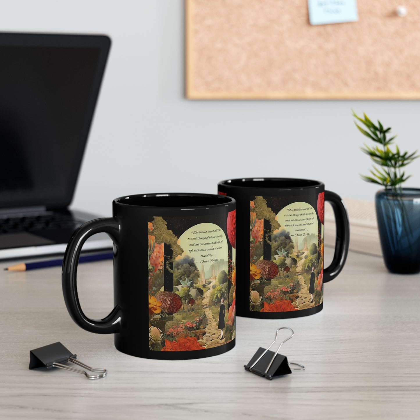 "Trivial Things" Oscar Wilde Quote Mug