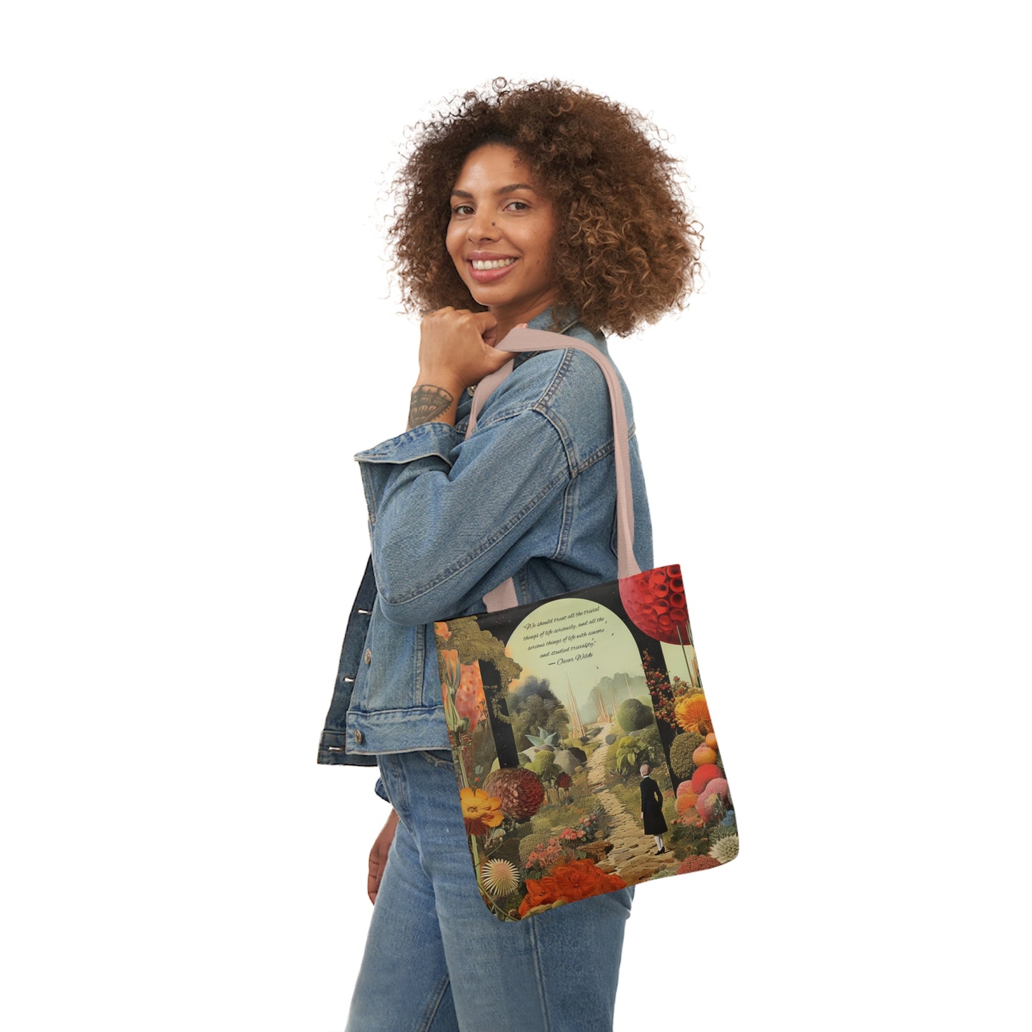 "Trivial things" Oscar Wilde Quote, Tote Bag