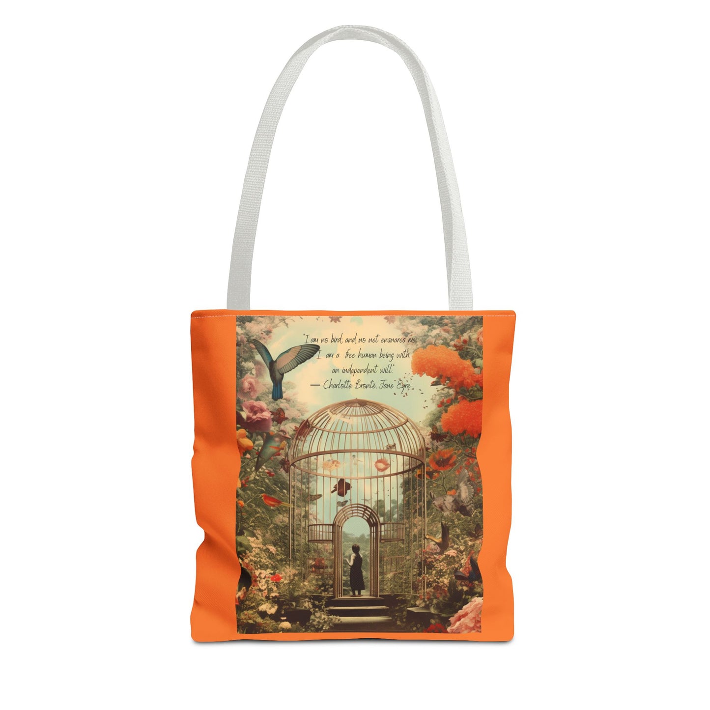 “I Am No Bird” – Charlotte Brontë Tote Bag