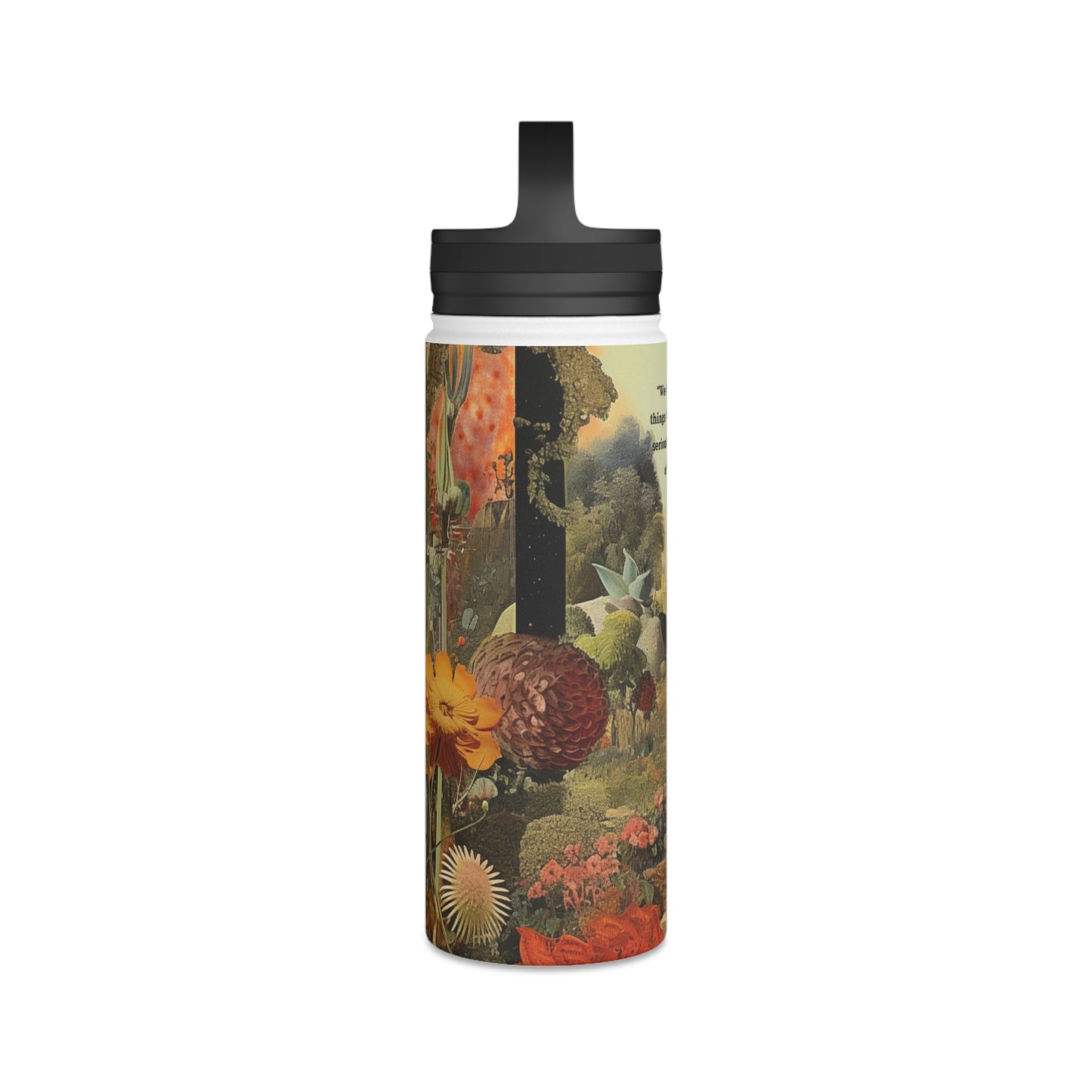 Oscar Wilde Inspired Stainless Steel Water Bottle | Embrace the Joy of Triviality