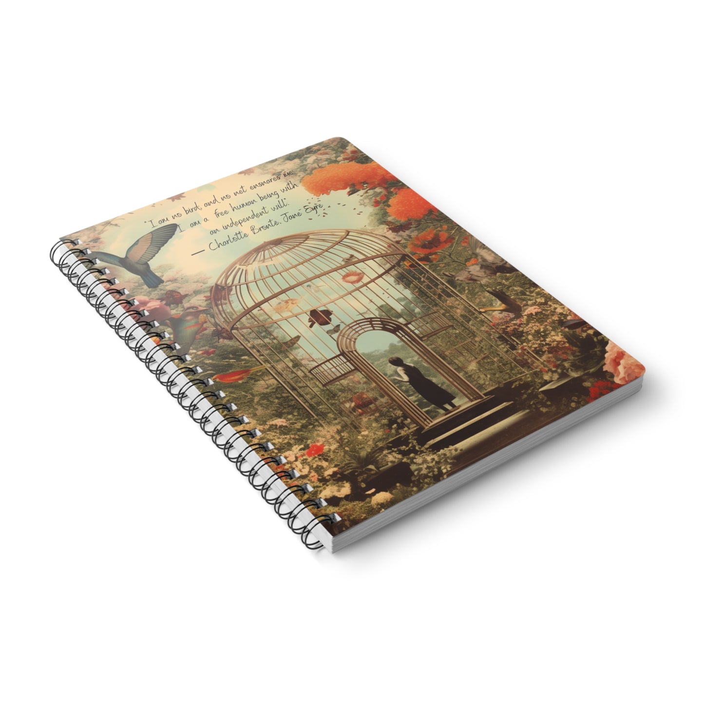 Charlotte Bronte, Jane Eyre Quote Softcover Notebook, A5