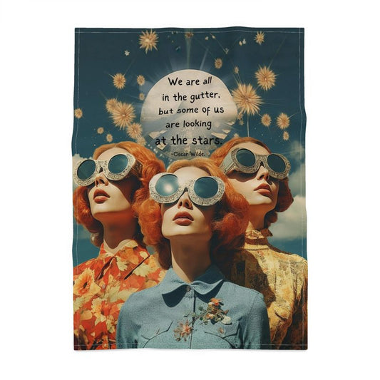 Oscar Wilde — “We Are All in the Gutter” Tea Towel