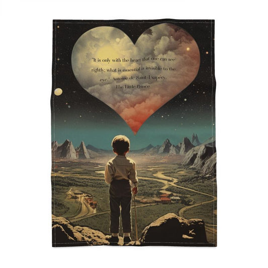 The Little Prince — “It Is Only with the Heart” Tea Towel