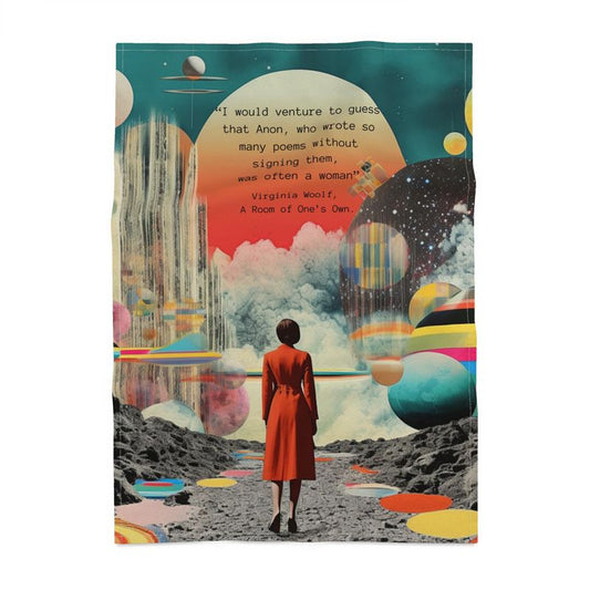 Virginia Woolf — “Anonymous Was a Woman” Tea Towel