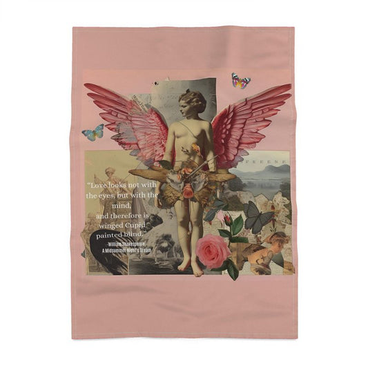 William Shakespeare — “Love Looks Not with the Eyes” Tea Towel
