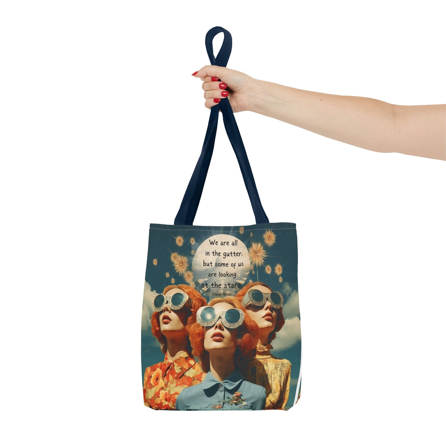 Oscar Wilde Quote Tote Bag – “We are all in the gutter, but some of us are looking at the stars.”