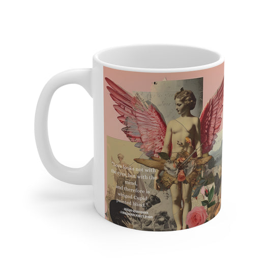 Shakespearean Wisdom Ceramic Mug - Cupid's Insight