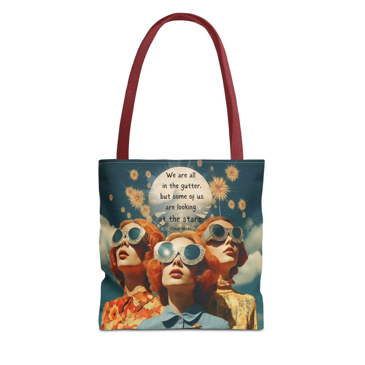 Oscar Wilde Quote Tote Bag – “We are all in the gutter, but some of us are looking at the stars.”
