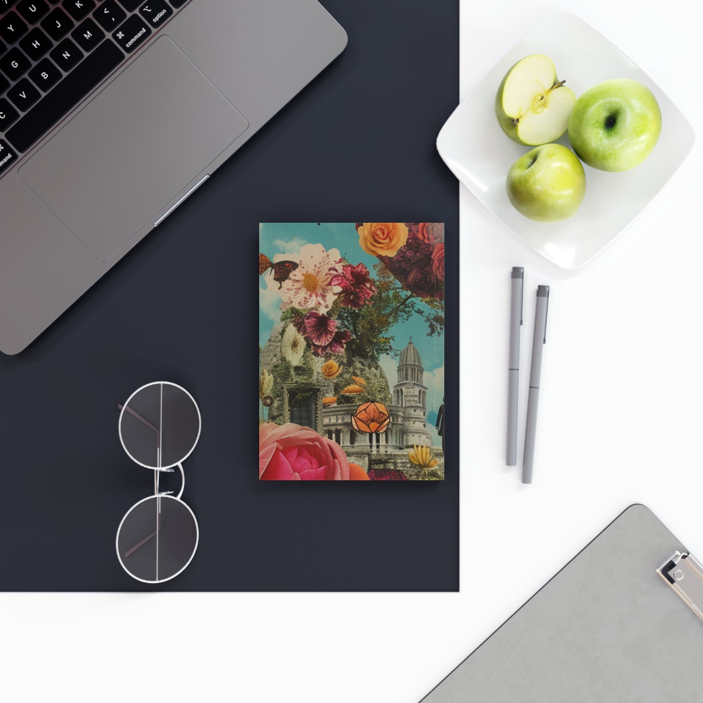 George Eliot Inspirational Quote Notebook: Never Too Old - Personalised Journal with 90gsm Paper