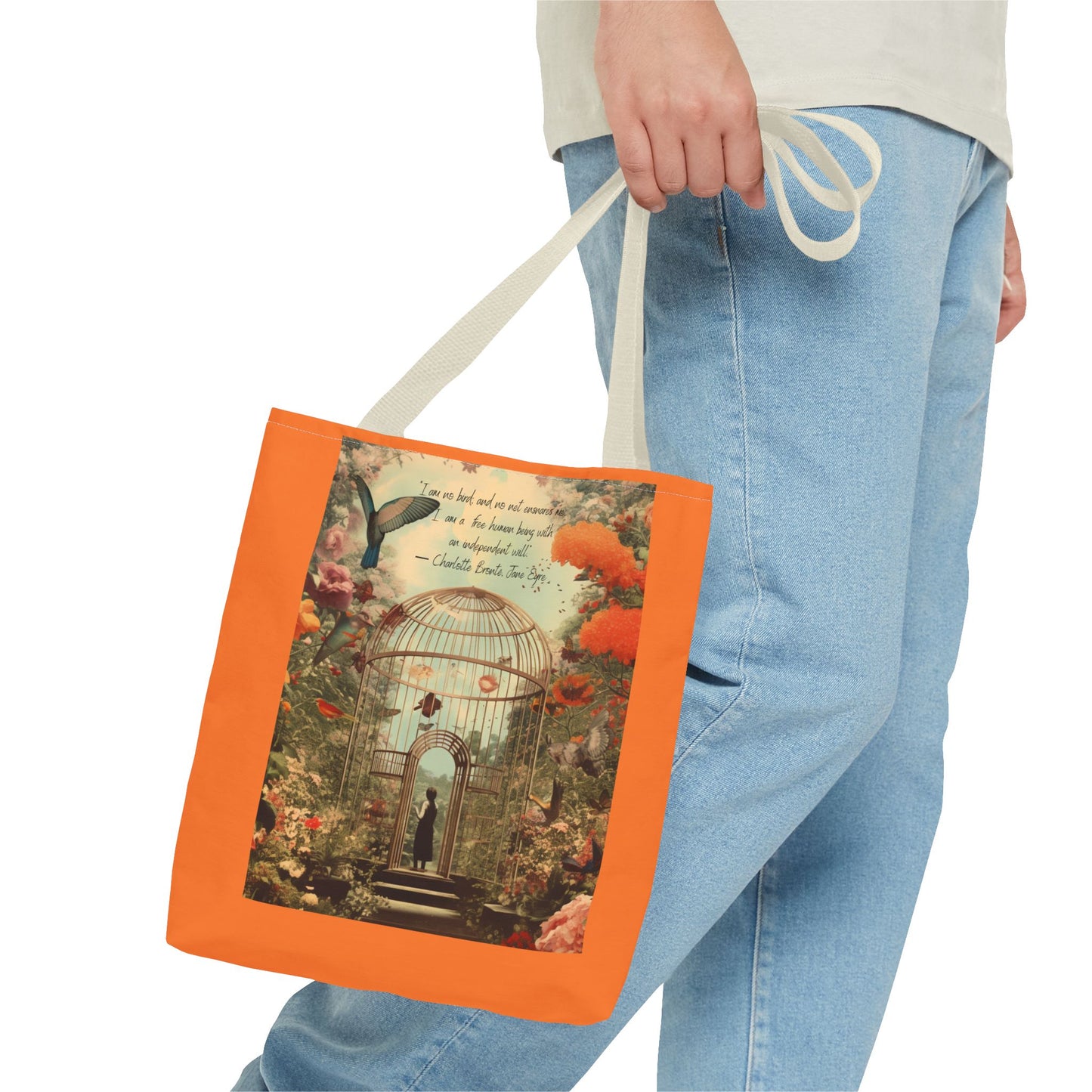 “I Am No Bird” – Charlotte Brontë Tote Bag