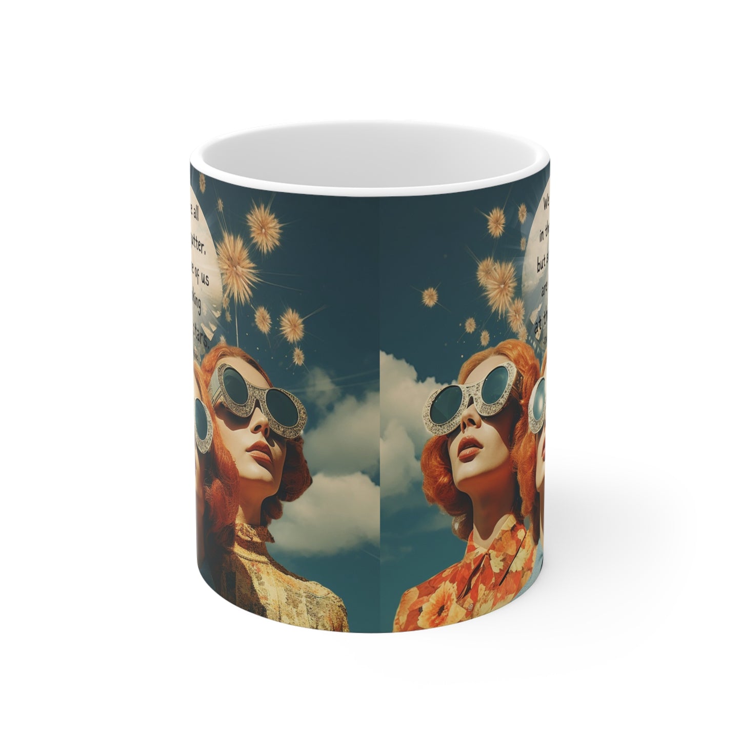 “We Are All in the Gutter” – Oscar Wilde Quote Mug | Literary Home Décor for Dreamers