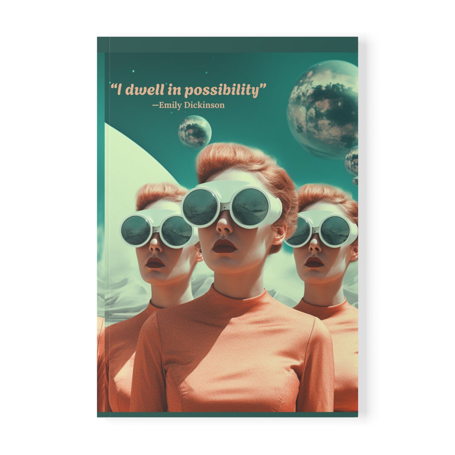 Notebook – “I dwell in Possibility.” | Emily Dickinson Quote Journal