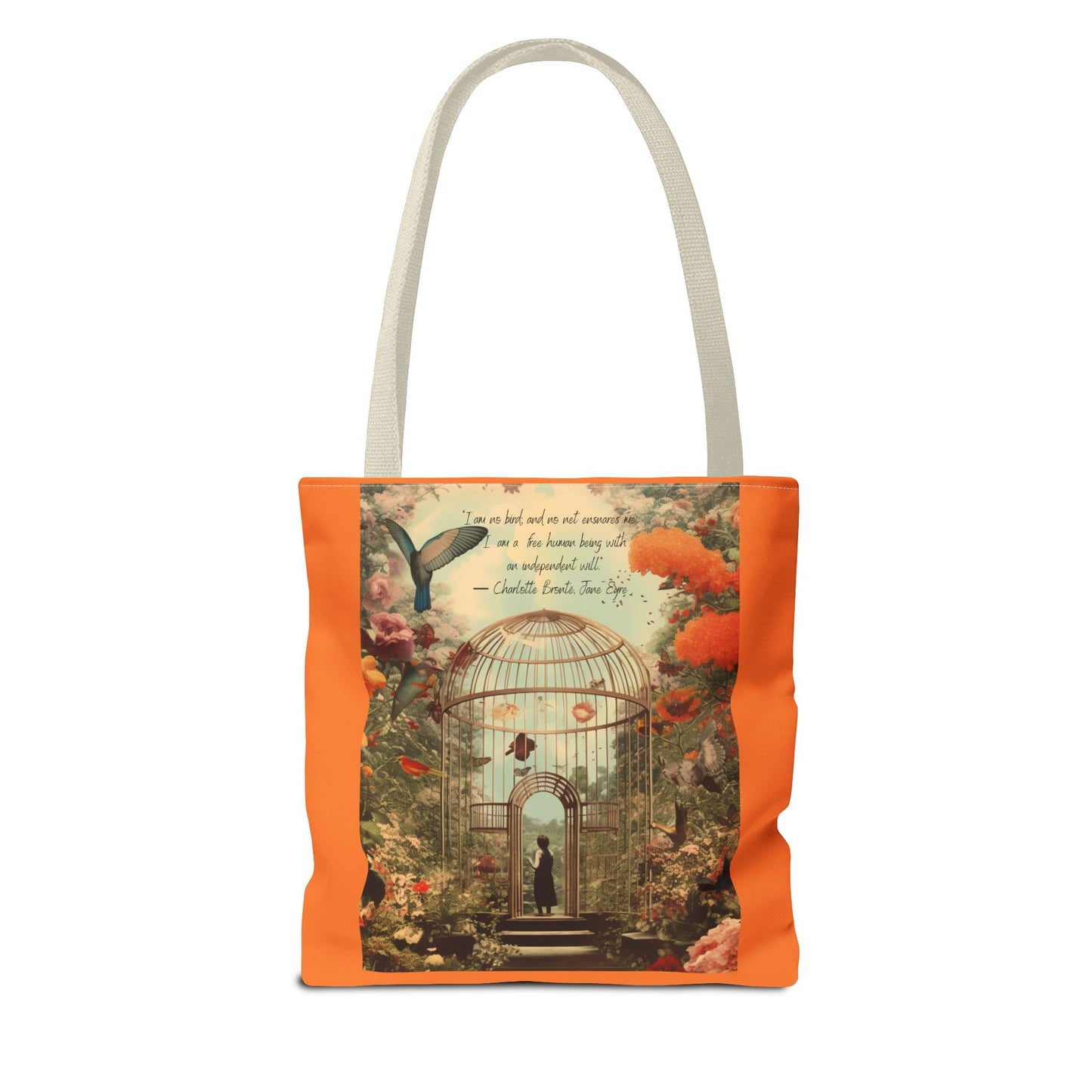“I Am No Bird” – Charlotte Brontë Tote Bag
