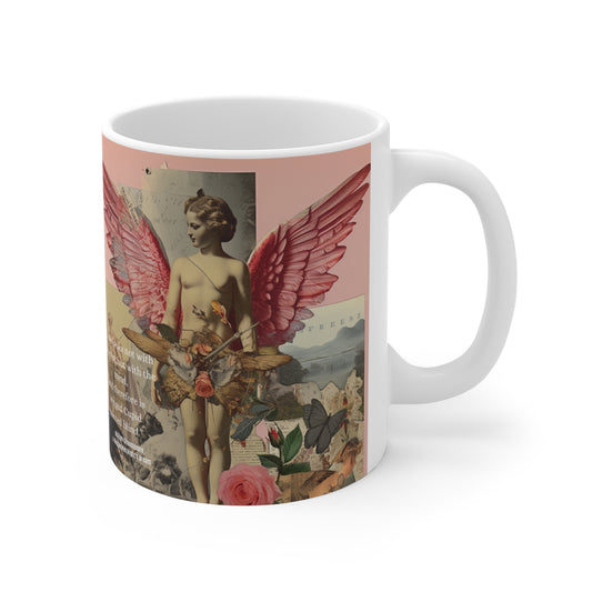 Shakespearean Wisdom Ceramic Mug - Cupid's Insight