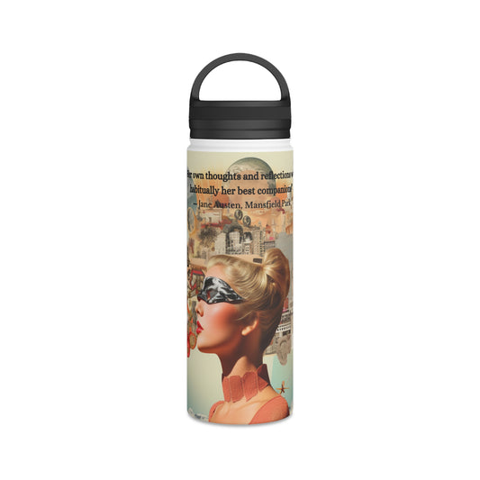 Jane Austen Inspired Stainless Steel Water Bottle | Your Best Companion for Hydration Adventures