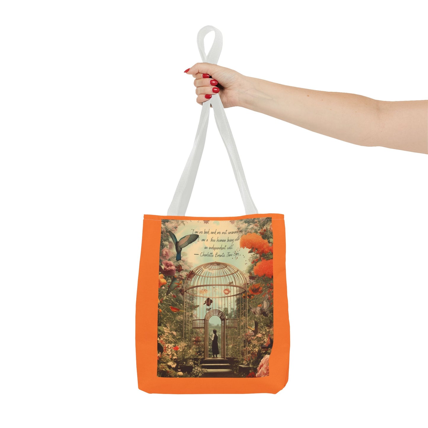 “I Am No Bird” – Charlotte Brontë Tote Bag