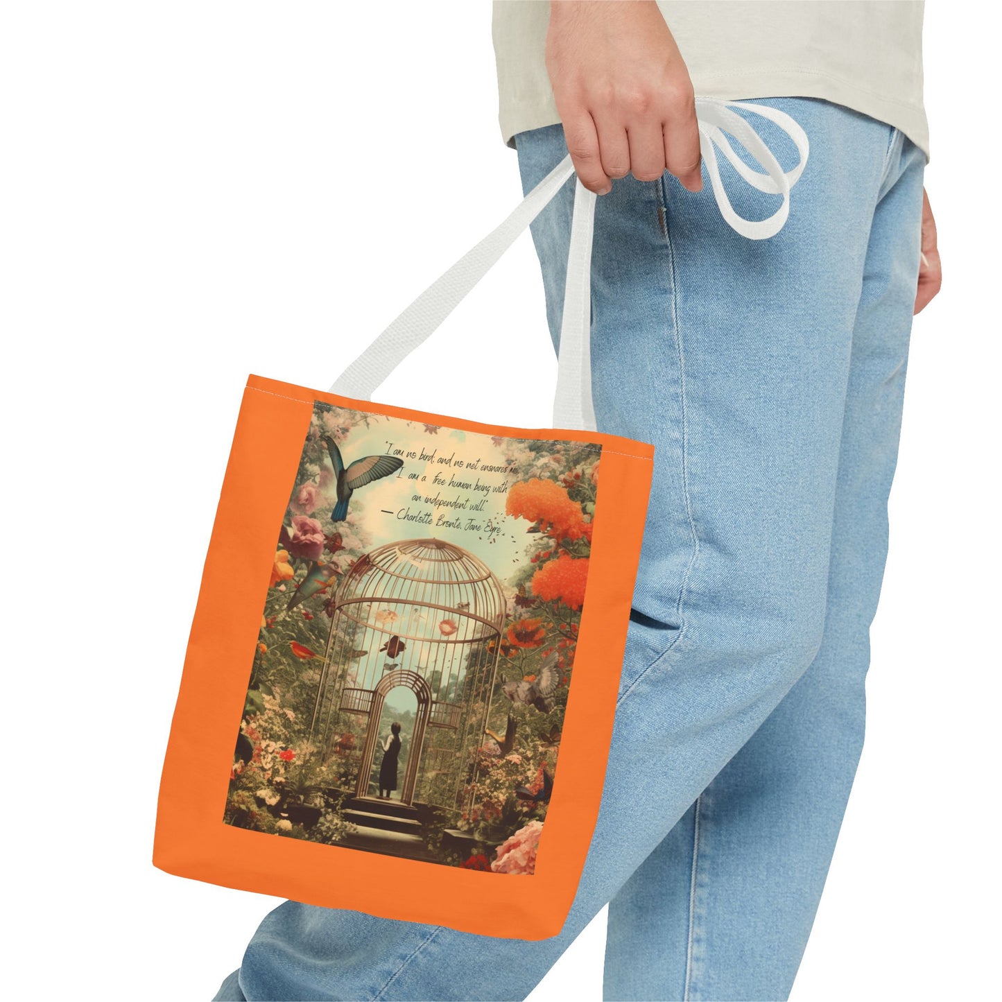 “I Am No Bird” – Charlotte Brontë Tote Bag
