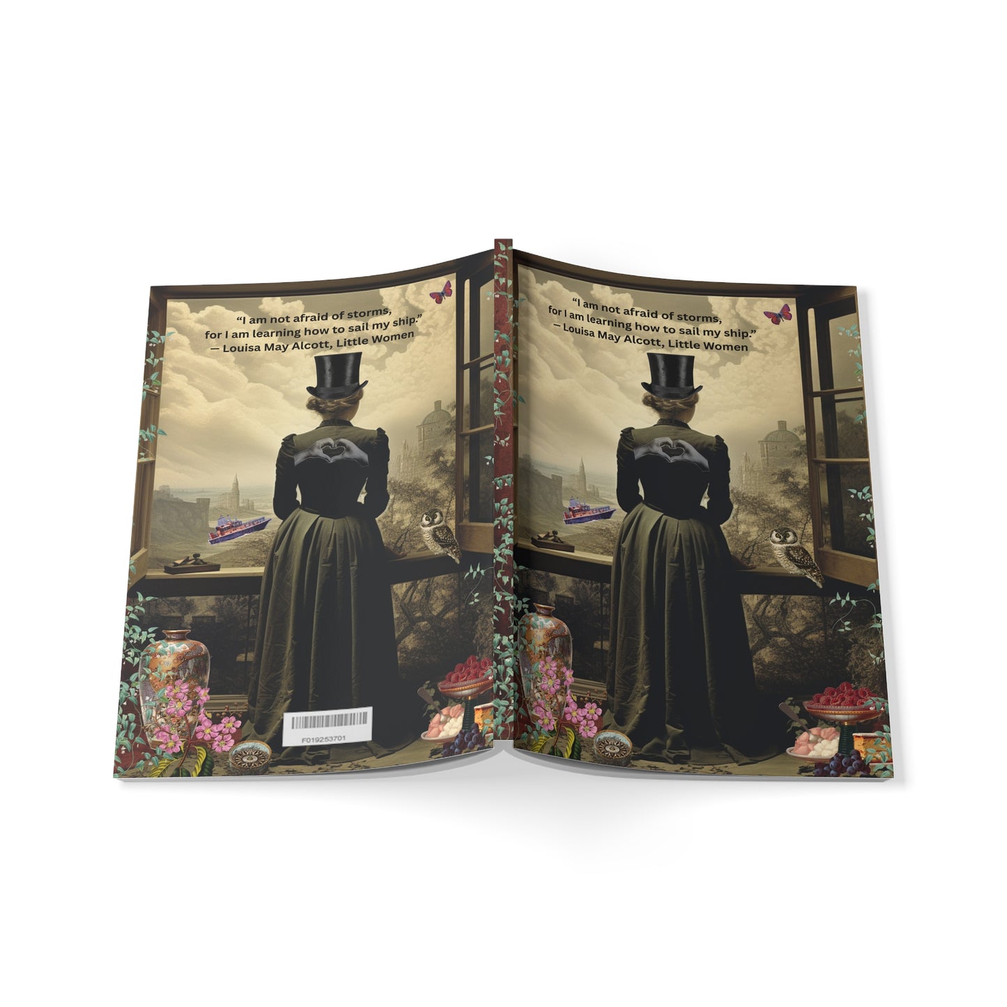 Louisa May Alcott Quote Softcover Notebook