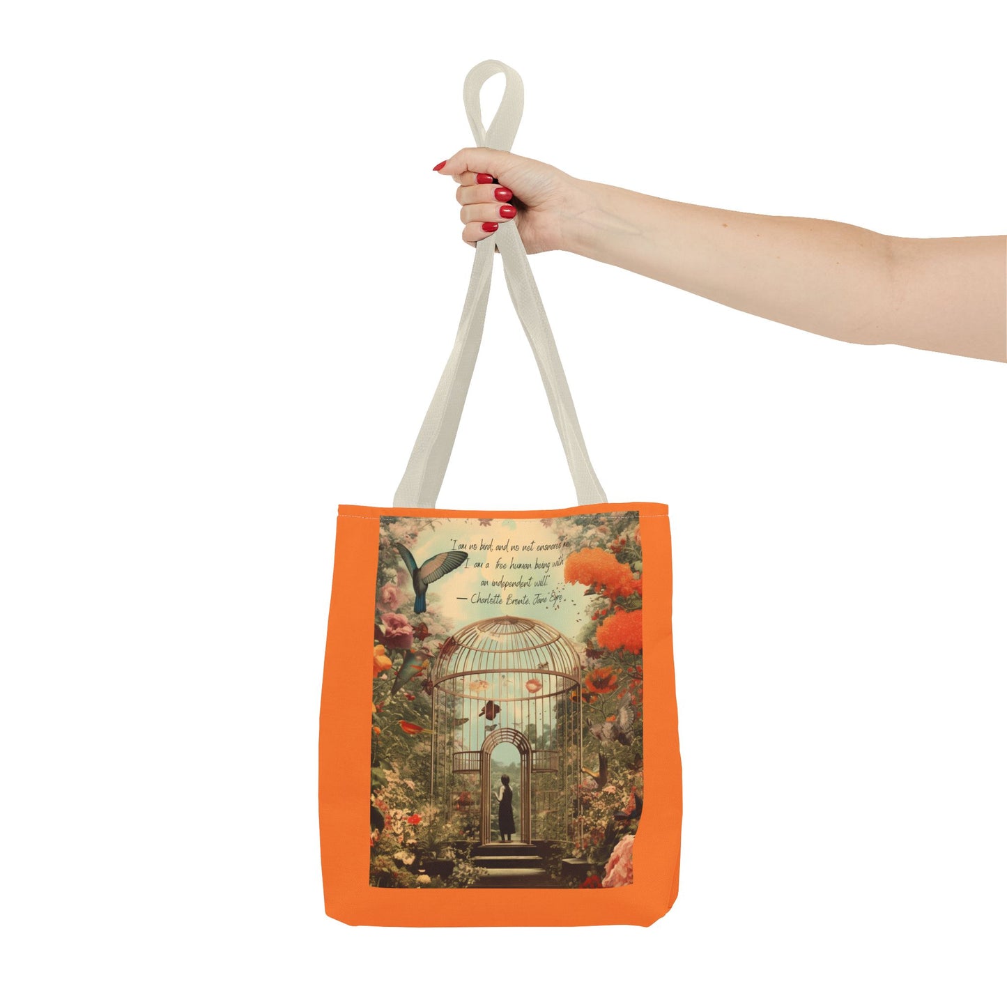 “I Am No Bird” – Charlotte Brontë Tote Bag