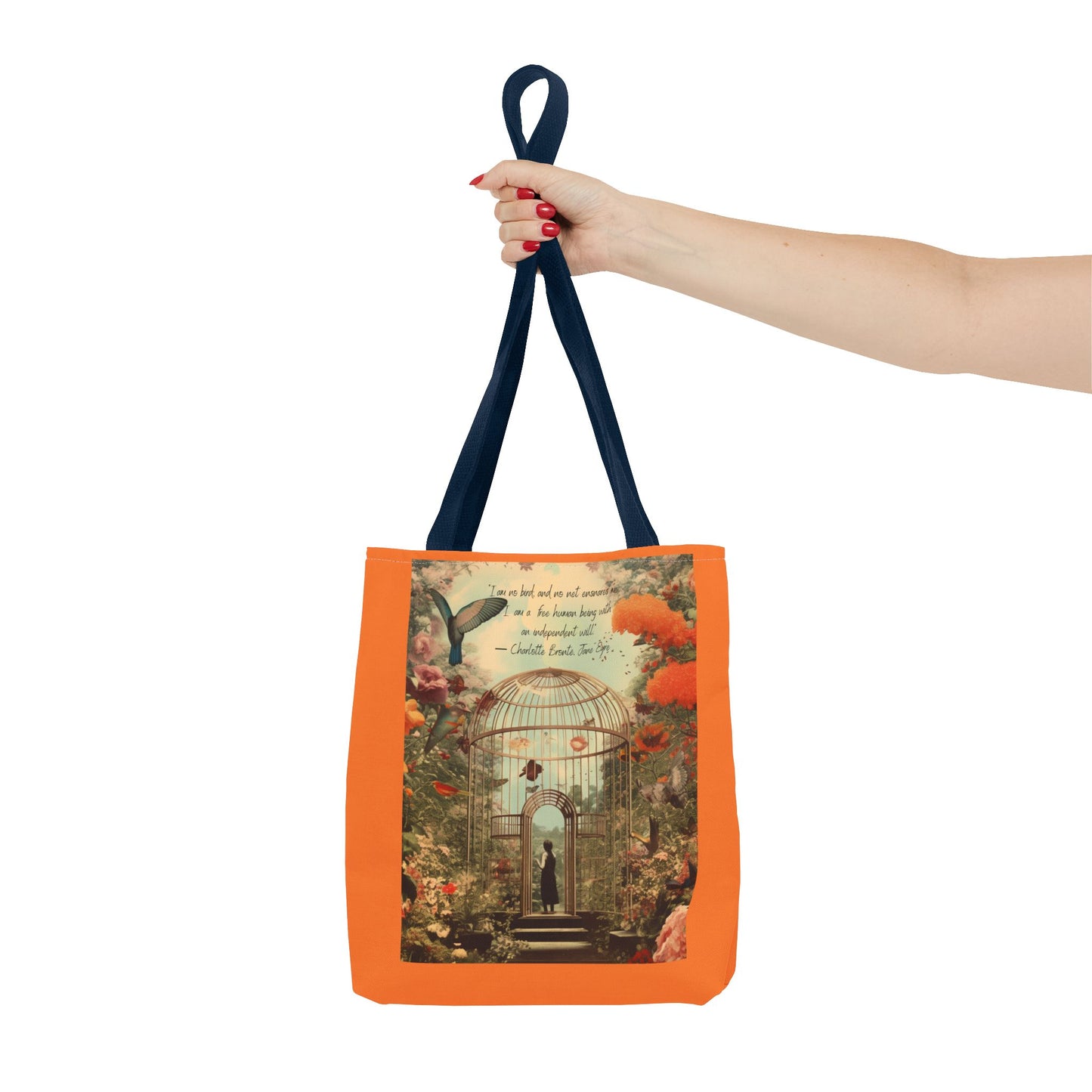 “I Am No Bird” – Charlotte Brontë Tote Bag