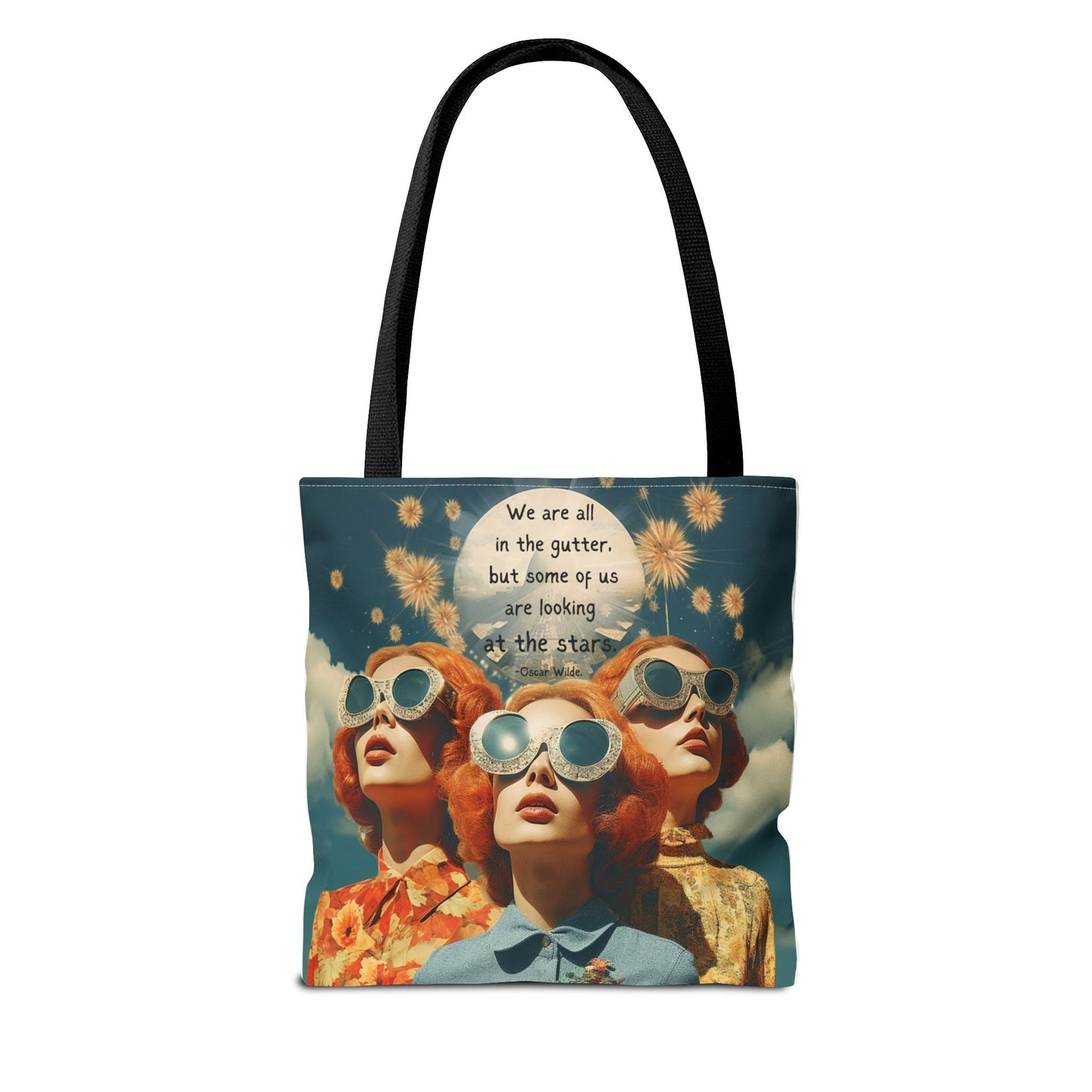 Oscar Wilde Quote Tote Bag – “We are all in the gutter, but some of us are looking at the stars.”