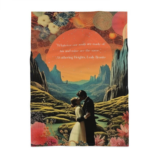 Whatever Our Souls Are Made Of – Emily Brontë Quote Tea Towel | Lite