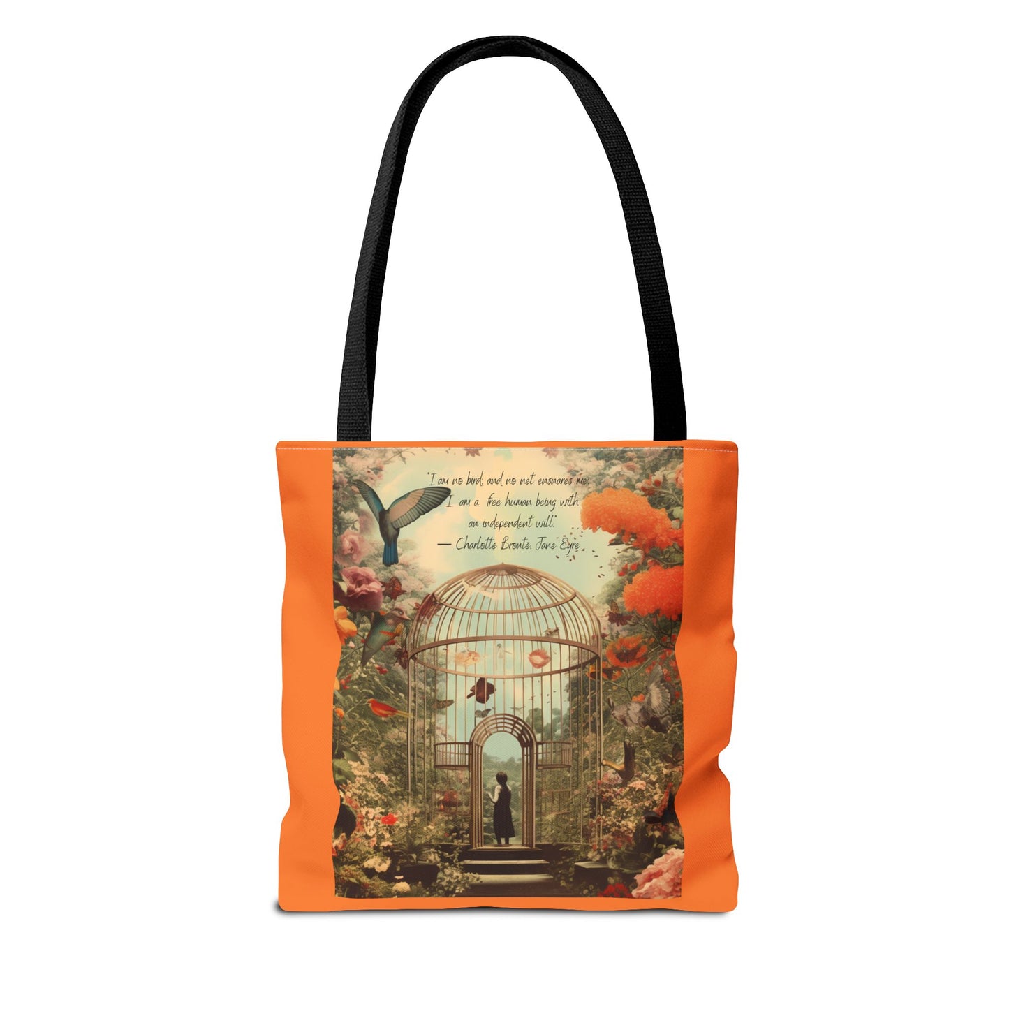 “I Am No Bird” – Charlotte Brontë Tote Bag