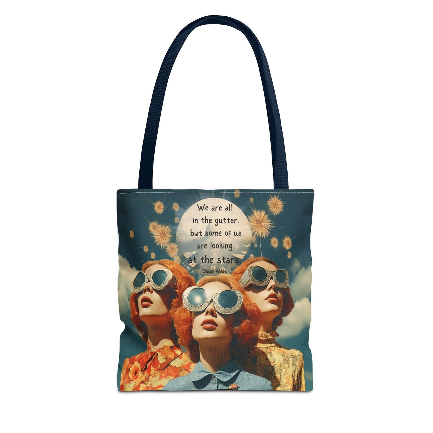 Oscar Wilde Quote Tote Bag – “We are all in the gutter, but some of us are looking at the stars.”