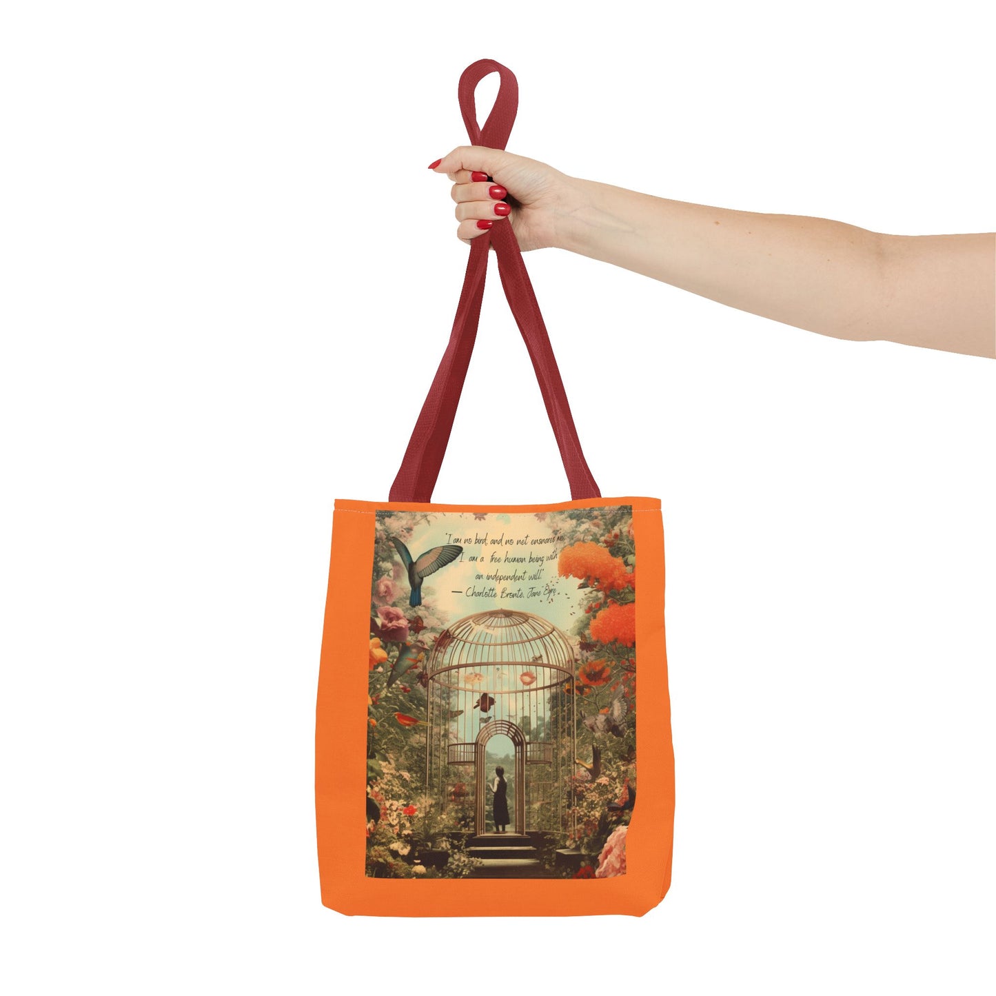 “I Am No Bird” – Charlotte Brontë Tote Bag