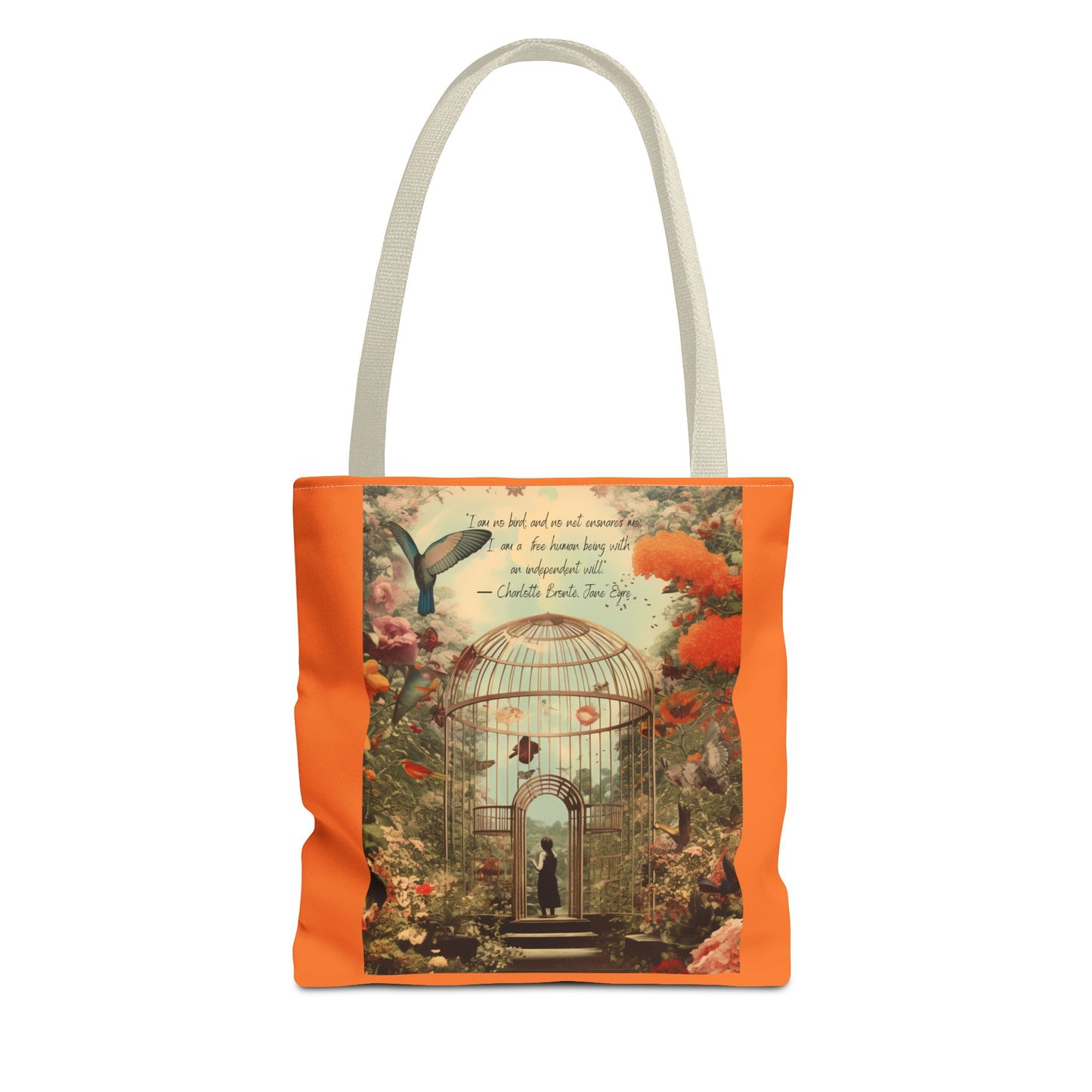“I Am No Bird” – Charlotte Brontë Tote Bag