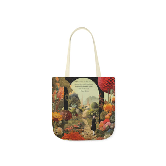 "Trivial things" Oscar Wilde Quote,  Tote Bag