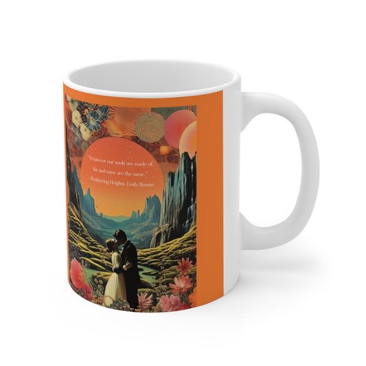 “Whatever Our Souls Are Made Of” – Emily Brontë Quote Mug | Romantic Literary Gift from Wuthering Heights