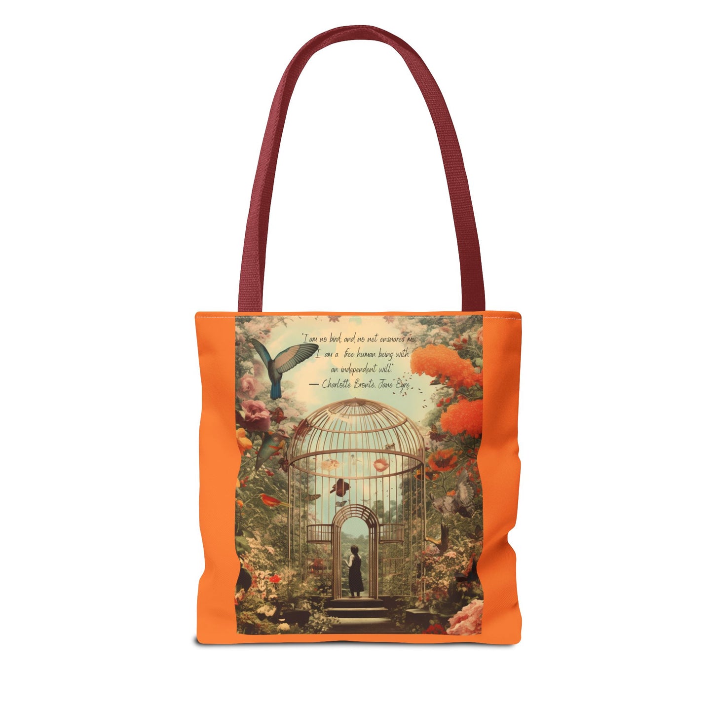 “I Am No Bird” – Charlotte Brontë Tote Bag