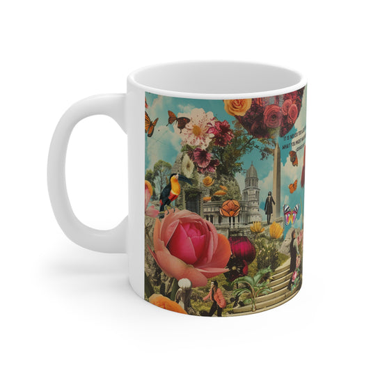 “It Is Never Too Late to Be Who You Might Have Been” – George Eliot Quote Mug | Inspirational Literary Gift