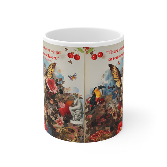 “There Is No Charm Equal to a Tenderness of Heart” – Jane Austen Quote Mug | Romantic Literary Gift