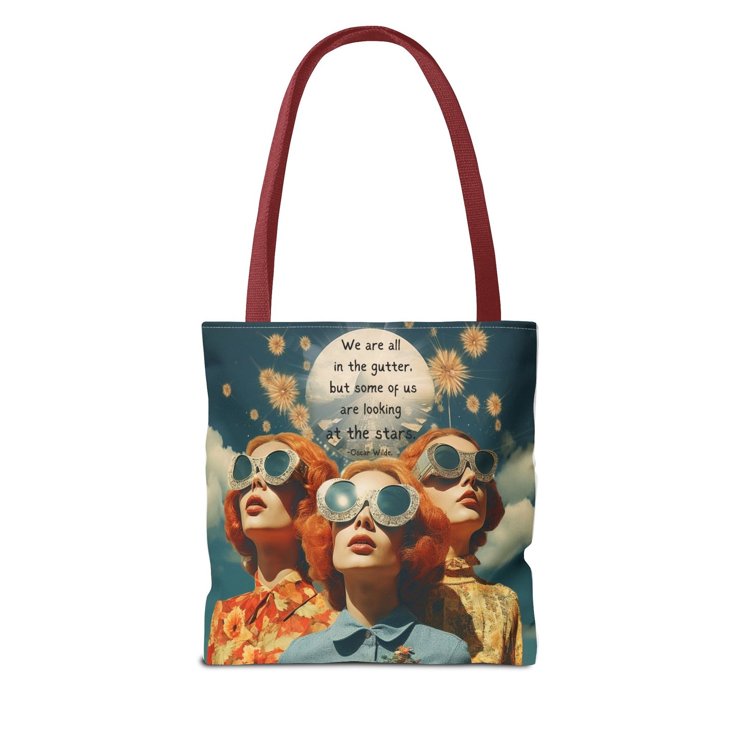 Oscar Wilde Quote Tote Bag – “We are all in the gutter, but some of us are looking at the stars.”